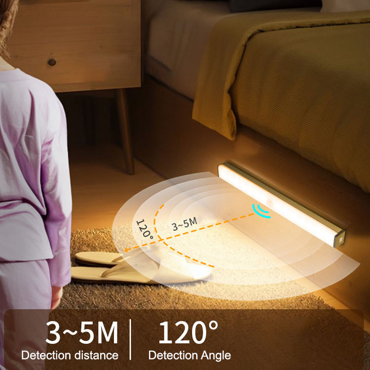 USB Rechargeable LED Motion Sensor Night Light (White)