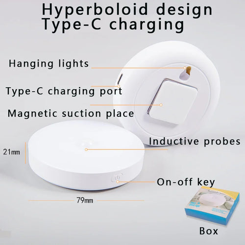 LED Magnetic Cordless Motion Sensor Night Light (White)