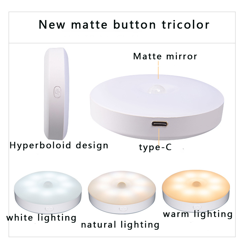 LED Magnetic Cordless Motion Sensor Night Light (White)